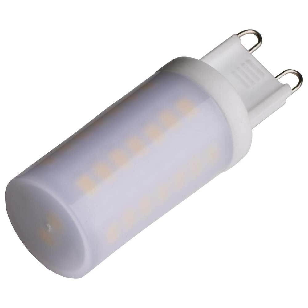 5W JCD LED Frosted 4000K G9 G9 Double Loop Base 120v