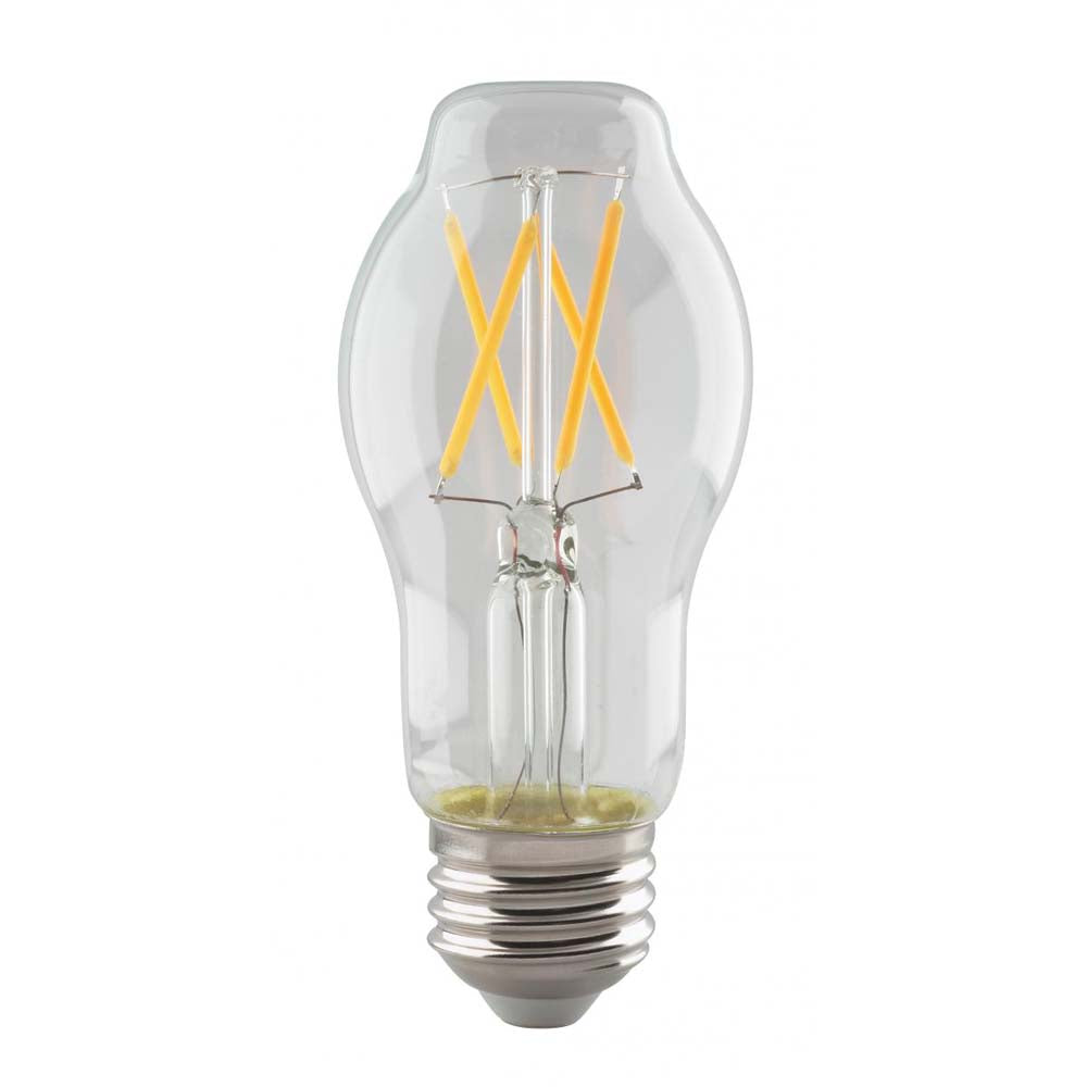 Satco 8W BT15 LED Clear Medium base 2700K 800 Lumens 360 deg Beam Spread 120v