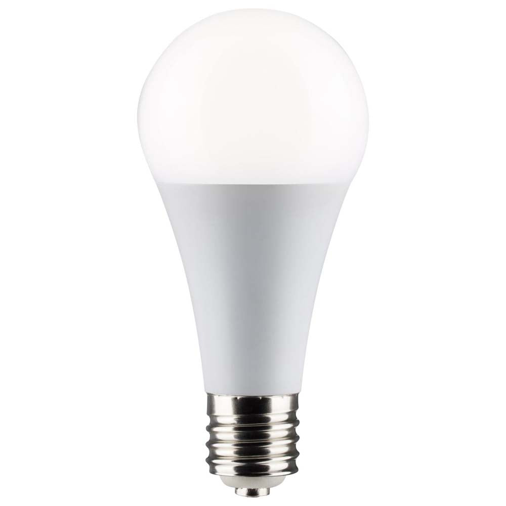36W Ultra Bright PS30 LED High Lumen White Finish Mogul Base 4000K Utility Lamp