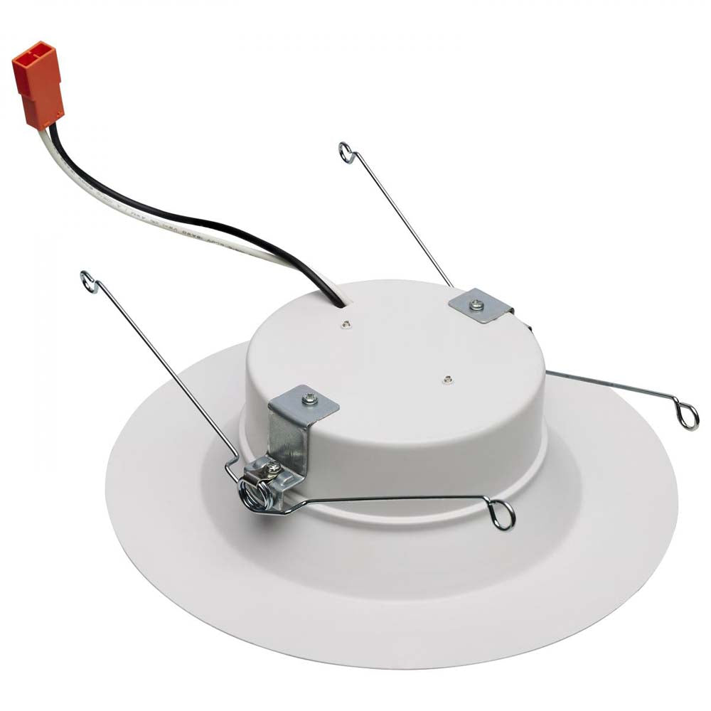 Satco 12.5w LED Downlight Retrofit 5-6-in 3000K White Finish 120v Dimmable