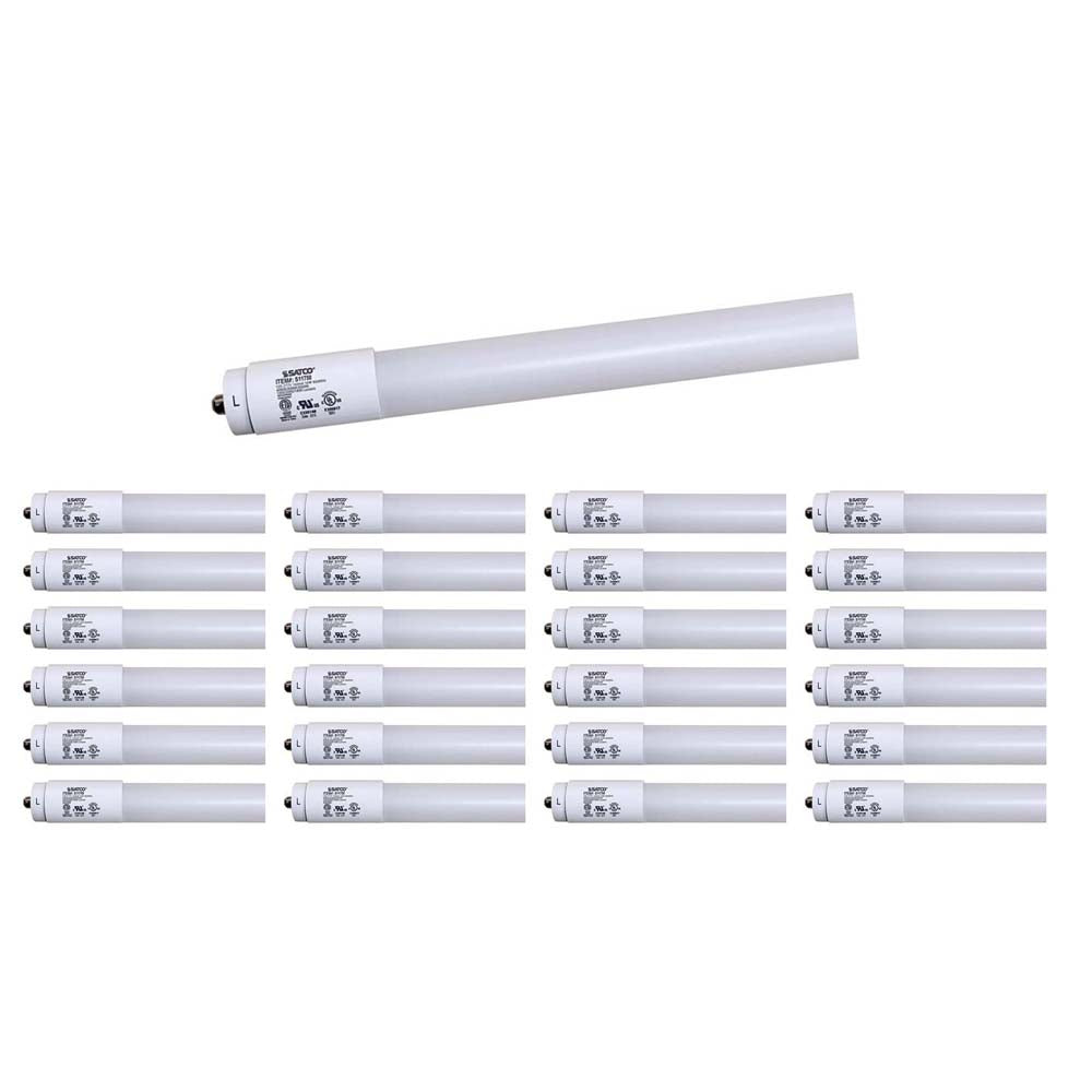 25Pk - 14W 48-in T8 LED Single Pin Base CCT Tunable White Finish Ballast Bypass