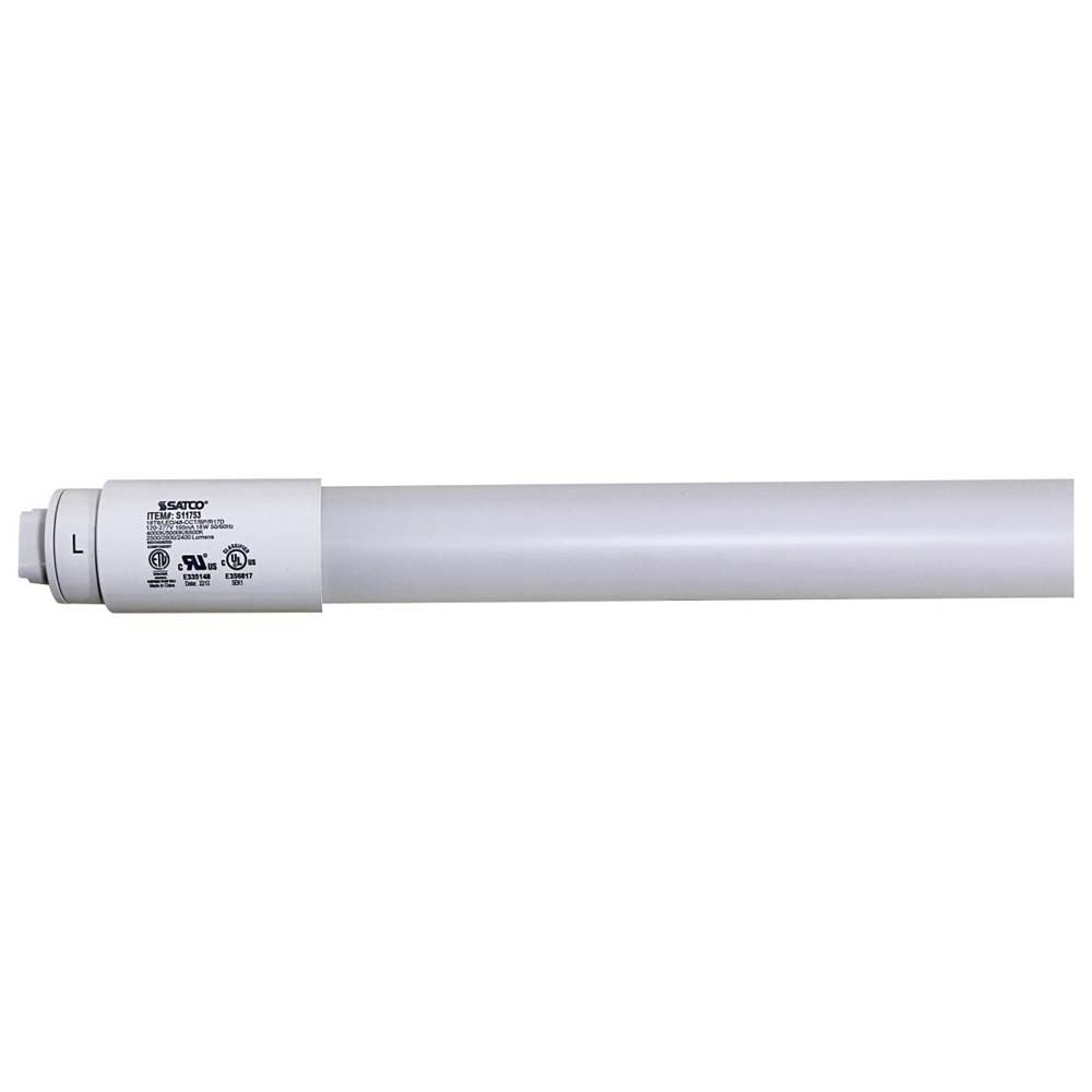 25Pk - 18W 48-in T8 LED Recessed HO/VHO CCT Selectable Ballast Bypass 120-277v