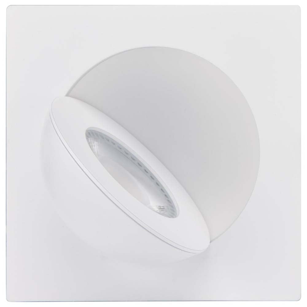 9w CCT Tunable LED Direct Wire Downlight 4-in Square Remote Driver Black