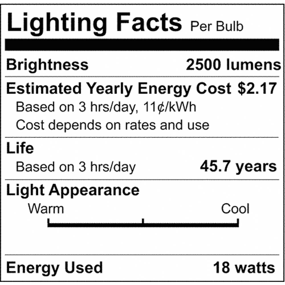 25Pk - 18W 48-in T8 LED 6500K Recessed Double Contact base 2500Lm Ballast Bypass