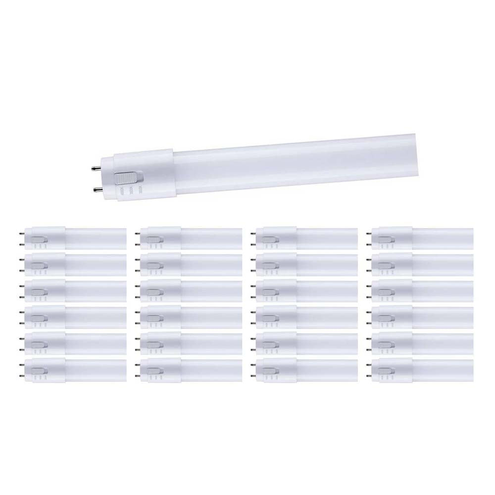 25Pk - 10W 48-in T8 LED CCT Selectable G13 base Ballast Dependent - 50w equiv
