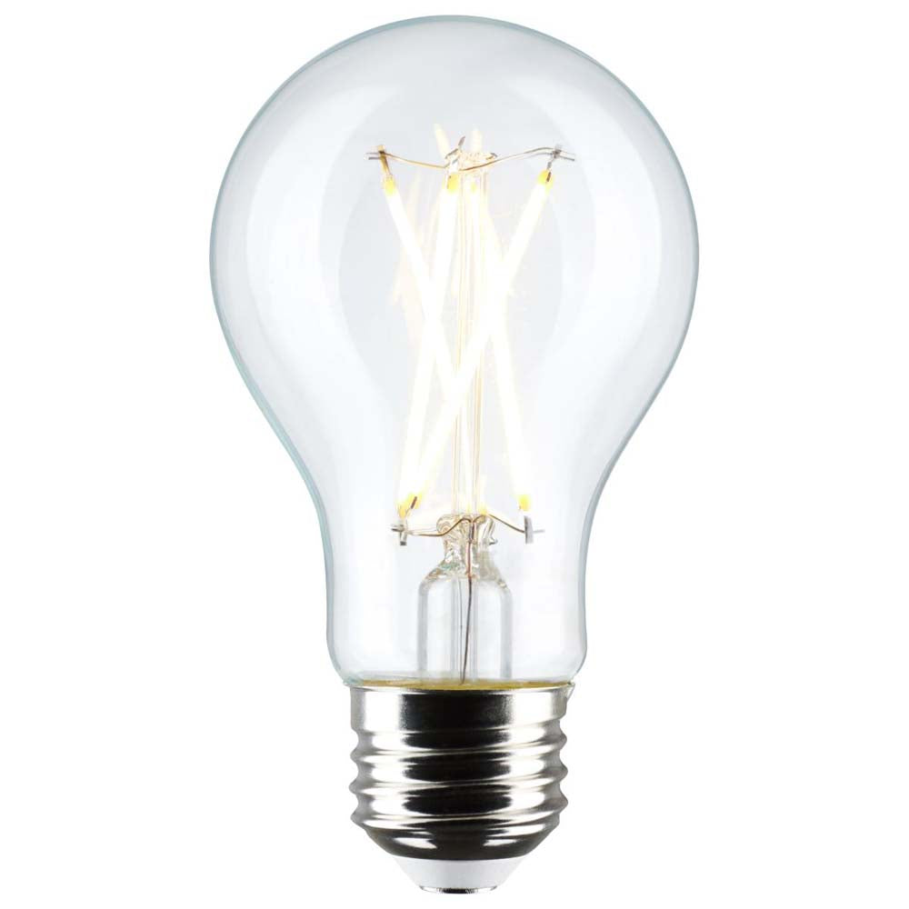 4Pk - 8W A19 LED Clear Warm White 2700K Medium Base 120v - 60W equiv