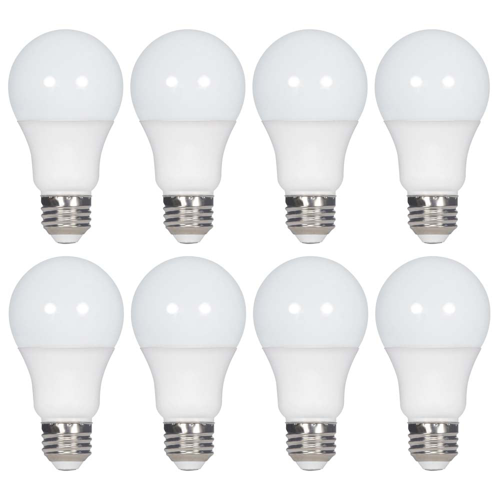 8Pk - 14W A19 LED 5000K Natural Light E26 Base 1500Lm 120v - 100W equiv