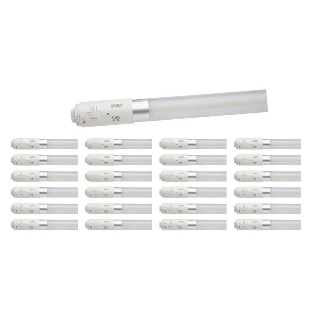 25Pk - 18W T8 LED CCT Selectable Type B Ballast Bypass LED Tube