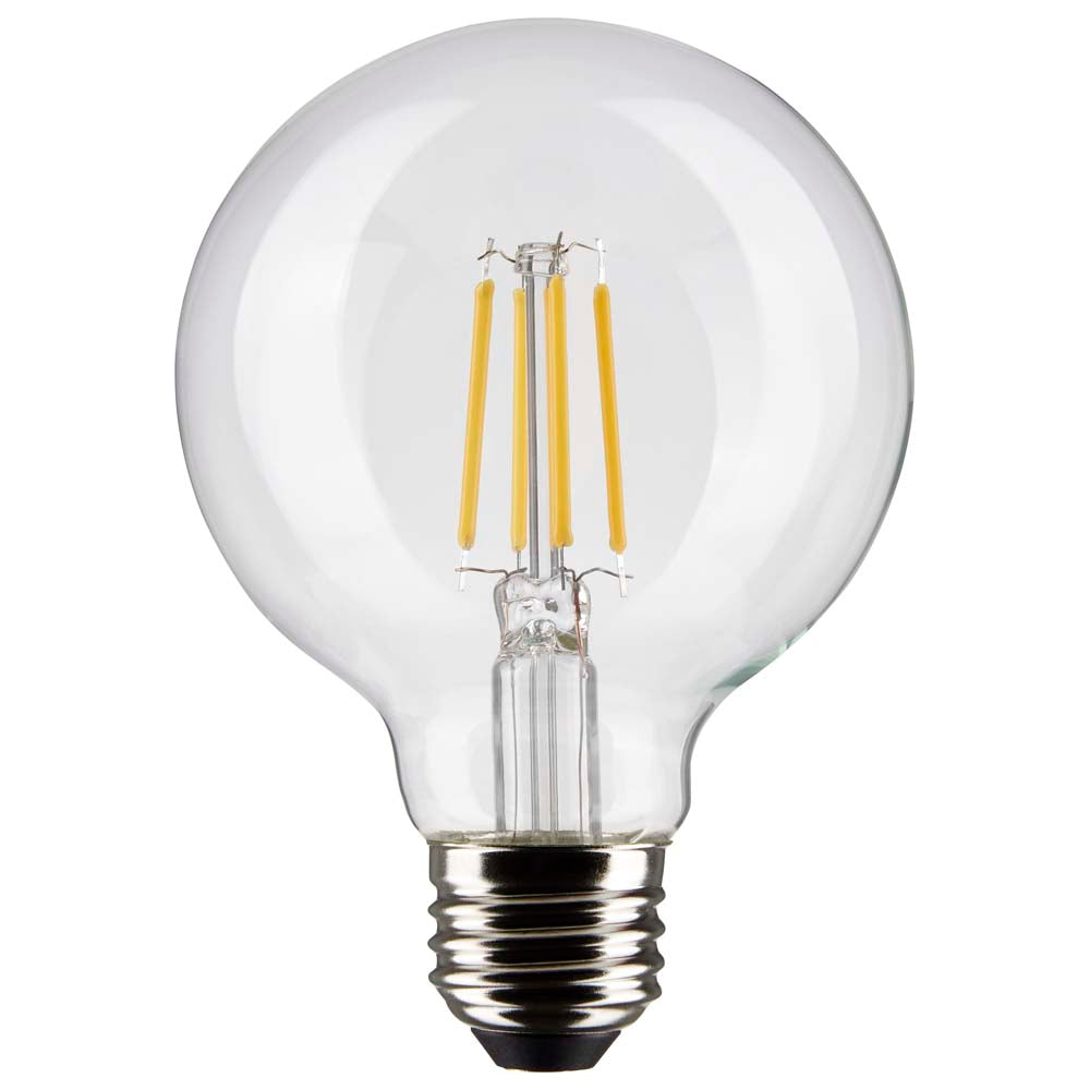 Satco 4.5w G25 Globe Filament LED 2700K Medium Base Dimmable - 40w equiv