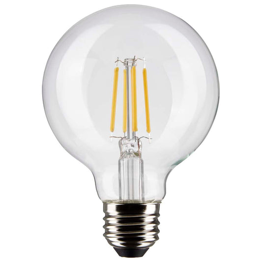 Satco 4.5w G25 Globe Filament LED 5000K Medium Base Dimmable - 40w equiv