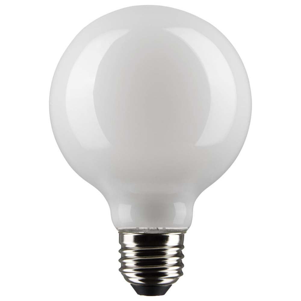 2Pk - Satco 6w G25 Globe Filament LED 2700K Medium Base Dimmable - 60w equiv