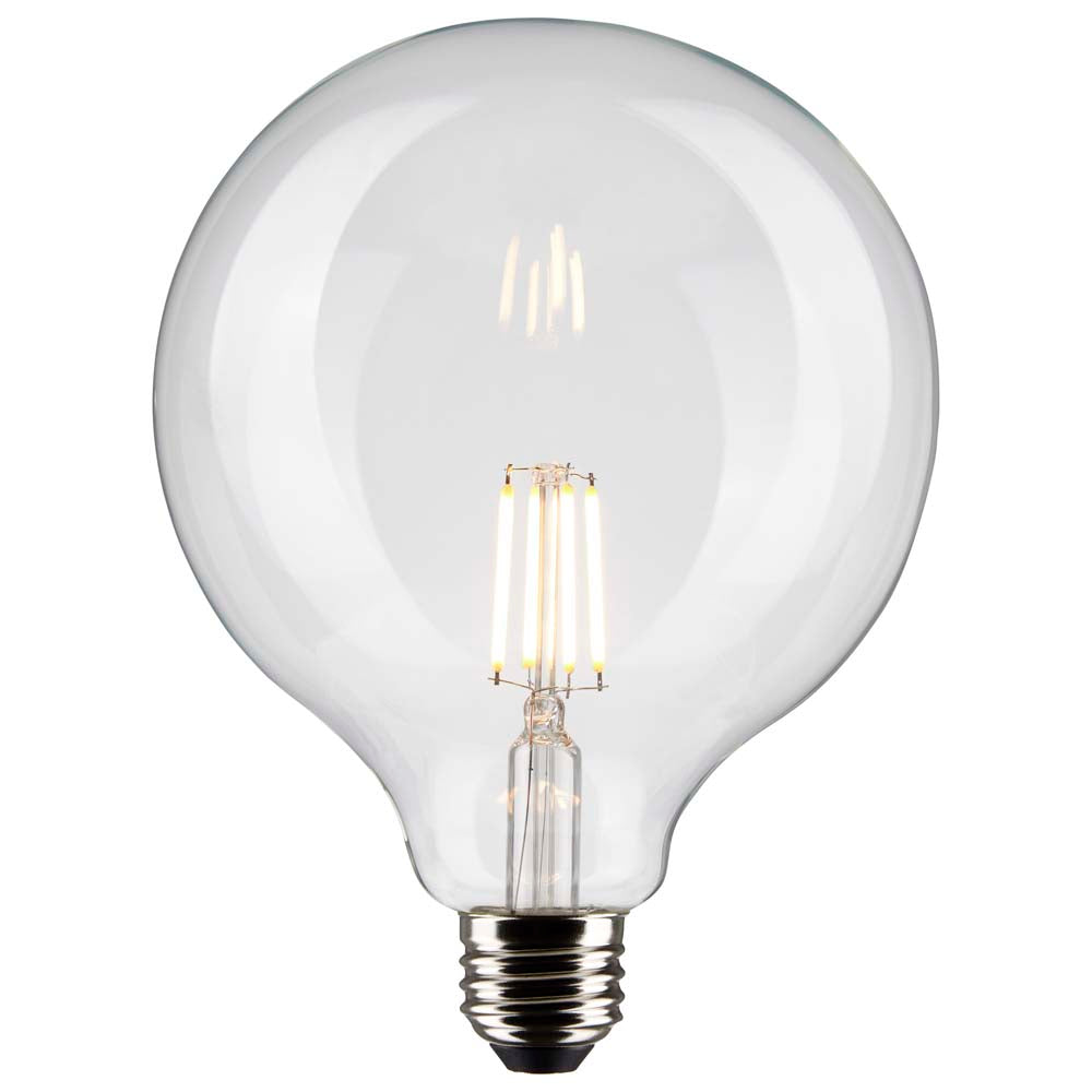 Satco 4w G40 Globe Filament LED 4000K Medium Base Dimmable - 40w equiv