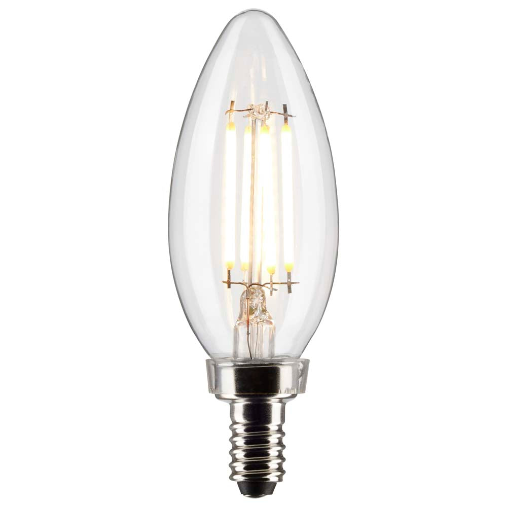Satco 4w B11 LED 2700K Candelabra Base Dimmable - 40w equiv