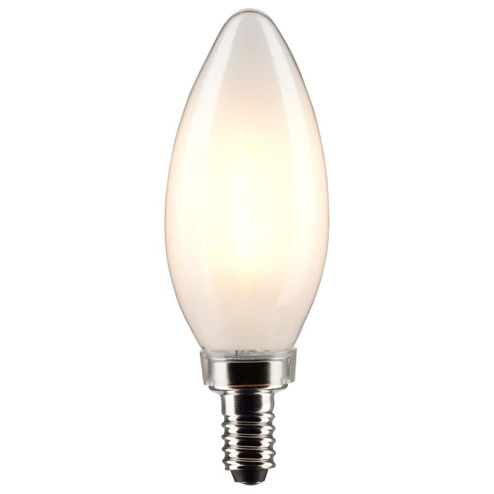 Satco 4w B11 LED 2700K Candelabra Base Frosted Dimmable - 40w equiv