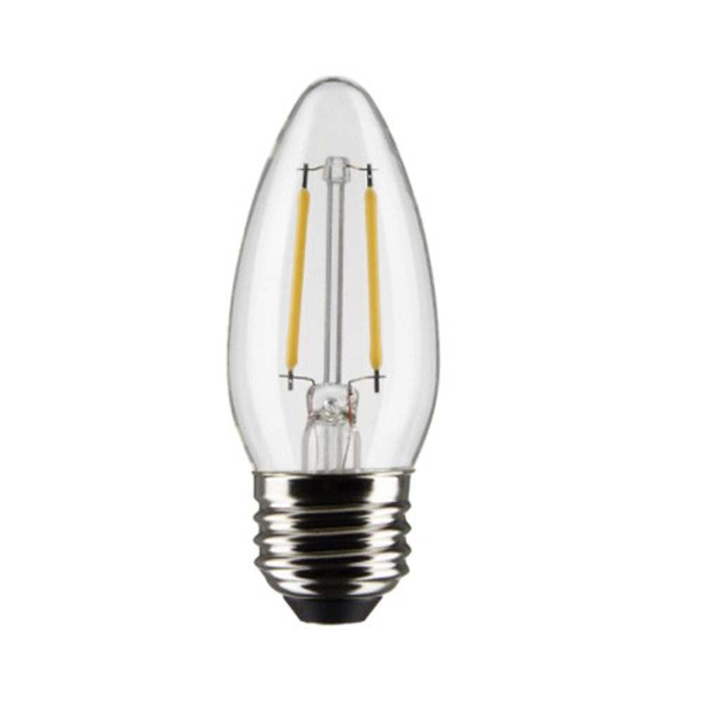 Satco 4w B11 LED 2700K Medium Base Dimmable - 40w equiv