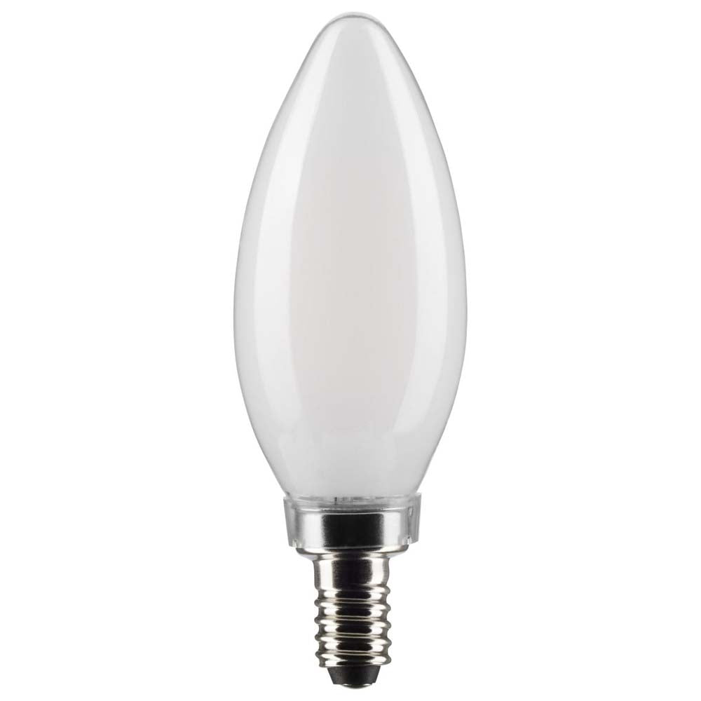 2Pk - 3W B11 LED Frosted Candelabra Base 2700K 200 Lumens 120v