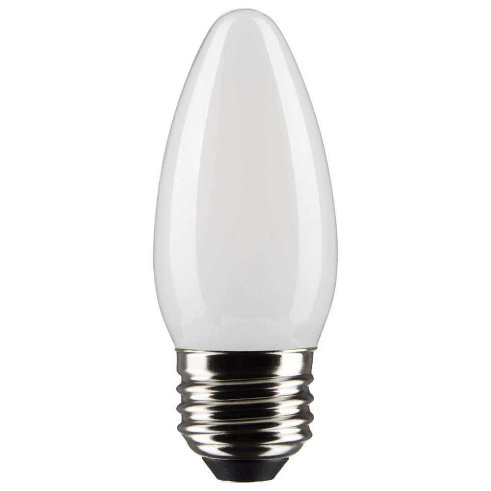 2Pk - 5.5W B11 LED Frosted Medium Base 2700K 500 Lumens 120v