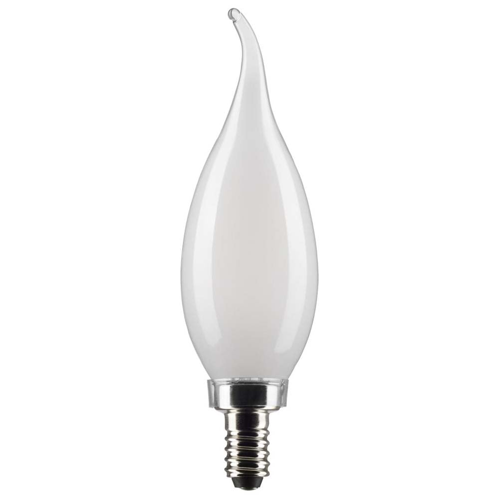2Pk - 4W CA10 LED Frosted Candelabra Base 3000K 350 Lumens 120v