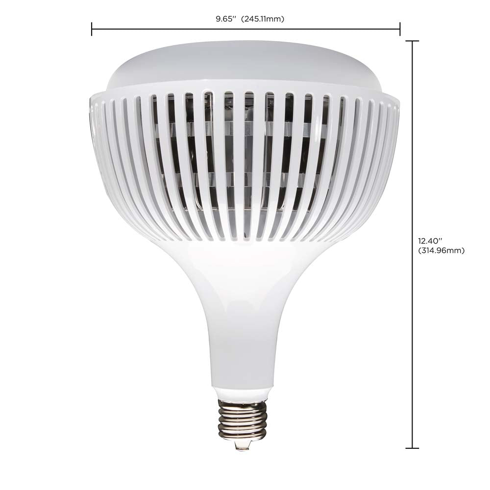 Satco 130w LED HID Replacement 5000K Mogul extended Base 120-277V Dimmable