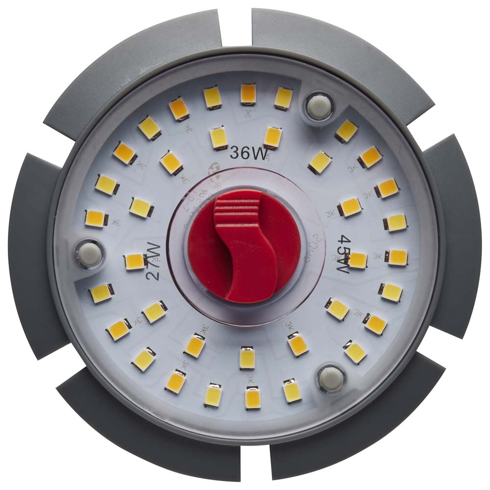 Satco LED HID Replacement 45/36/27 Wattage & CCT Selectable Mogul Base 100-277V