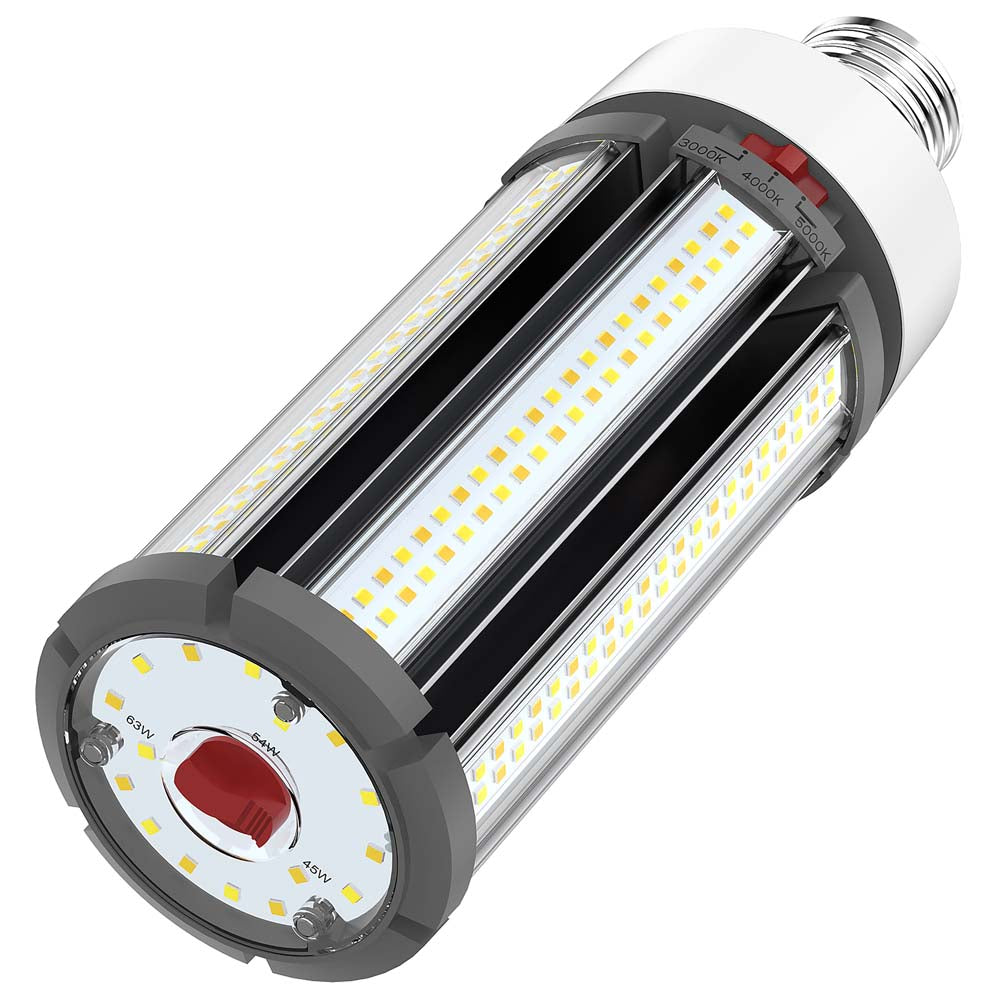 Satco LED HID Replacement 63/54/45 Wattage & CCT Selectable Mogul Base 100-277V