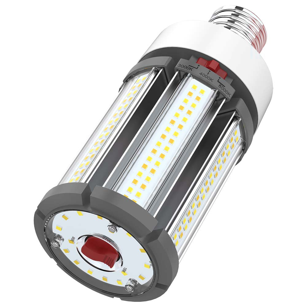 Satco LED HID Replacement 36/27/18 Wattage & CCT Selectable Mogul Base 100-277V
