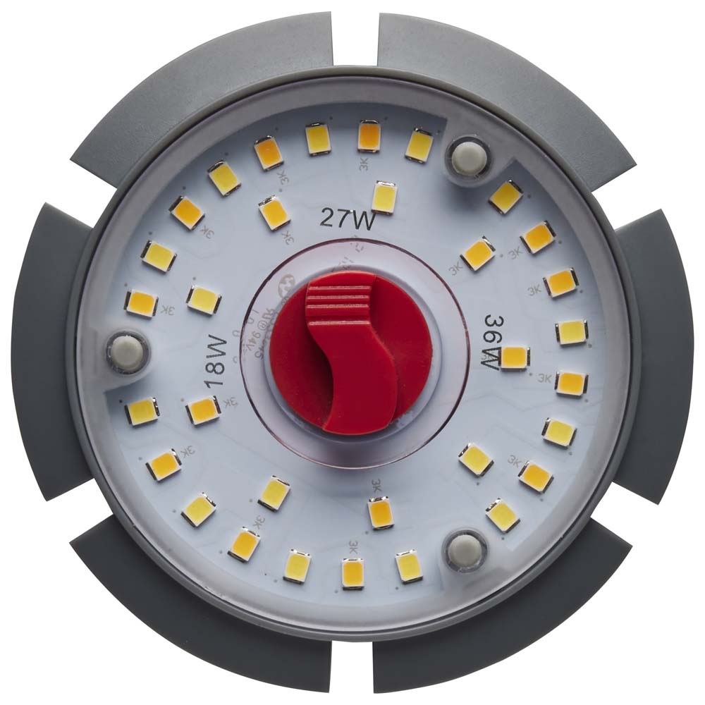 Satco LED HID Replacement 36/27/18 Wattage & CCT Selectable Mogul Base 100-277V