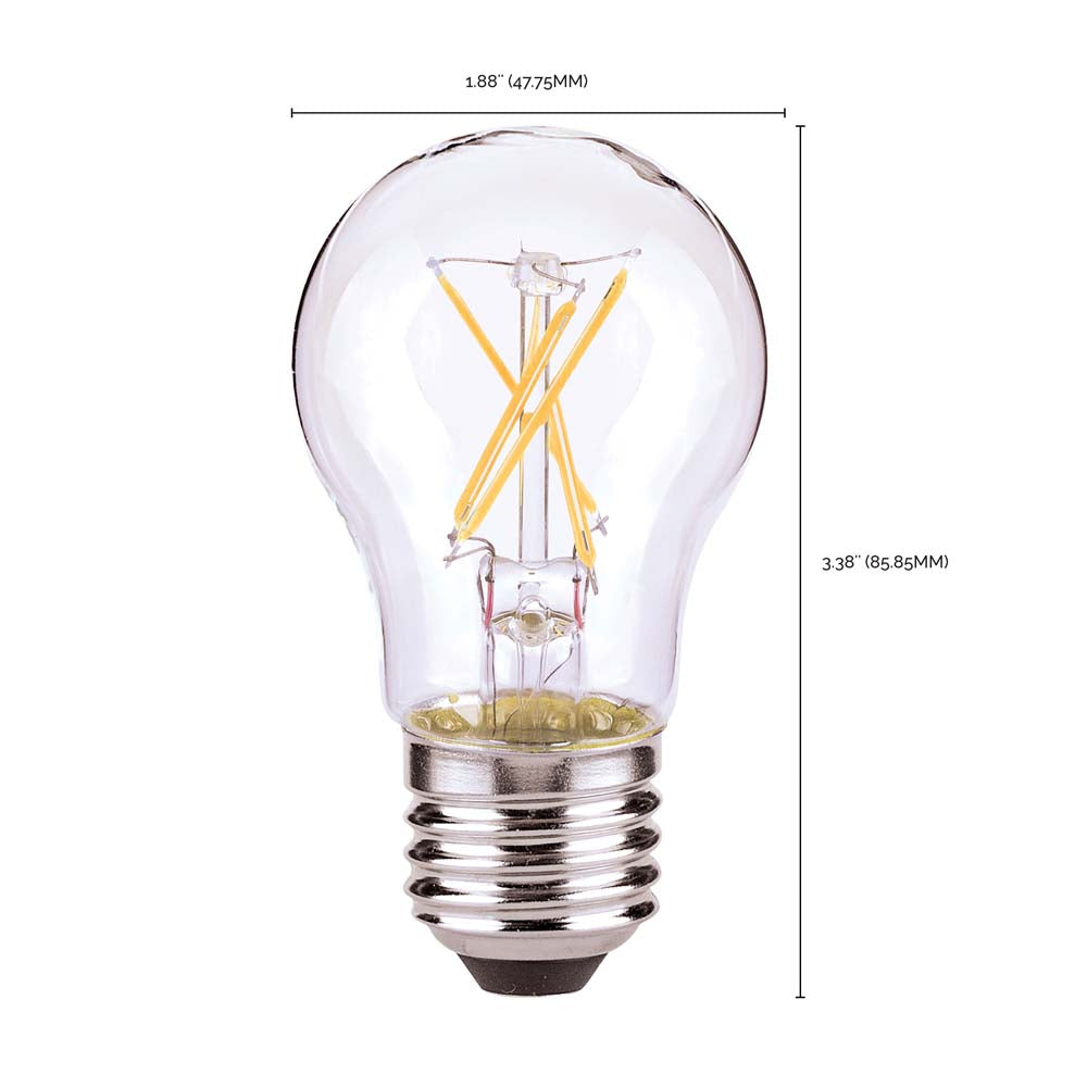 Satco 5w A15 LED Clear 2700K 120v Medium Base - 40W equiv
