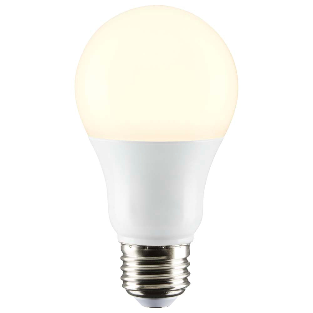 Satco 8.8W A19 LED 2700K Medium Base 220 deg. Beam Angle 120-277V