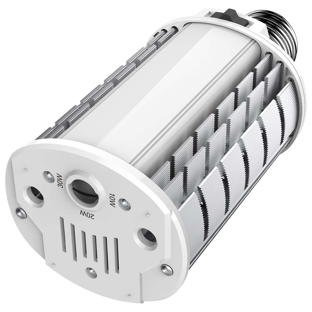 Satco LED Hi-Pro Wall Pack 10/20/30w CCT Selectable Medium Base 100-277V