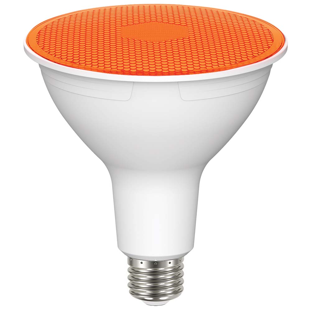 Satco 11.5w PAR38 LED Amber 90 deg. 120v Bulb