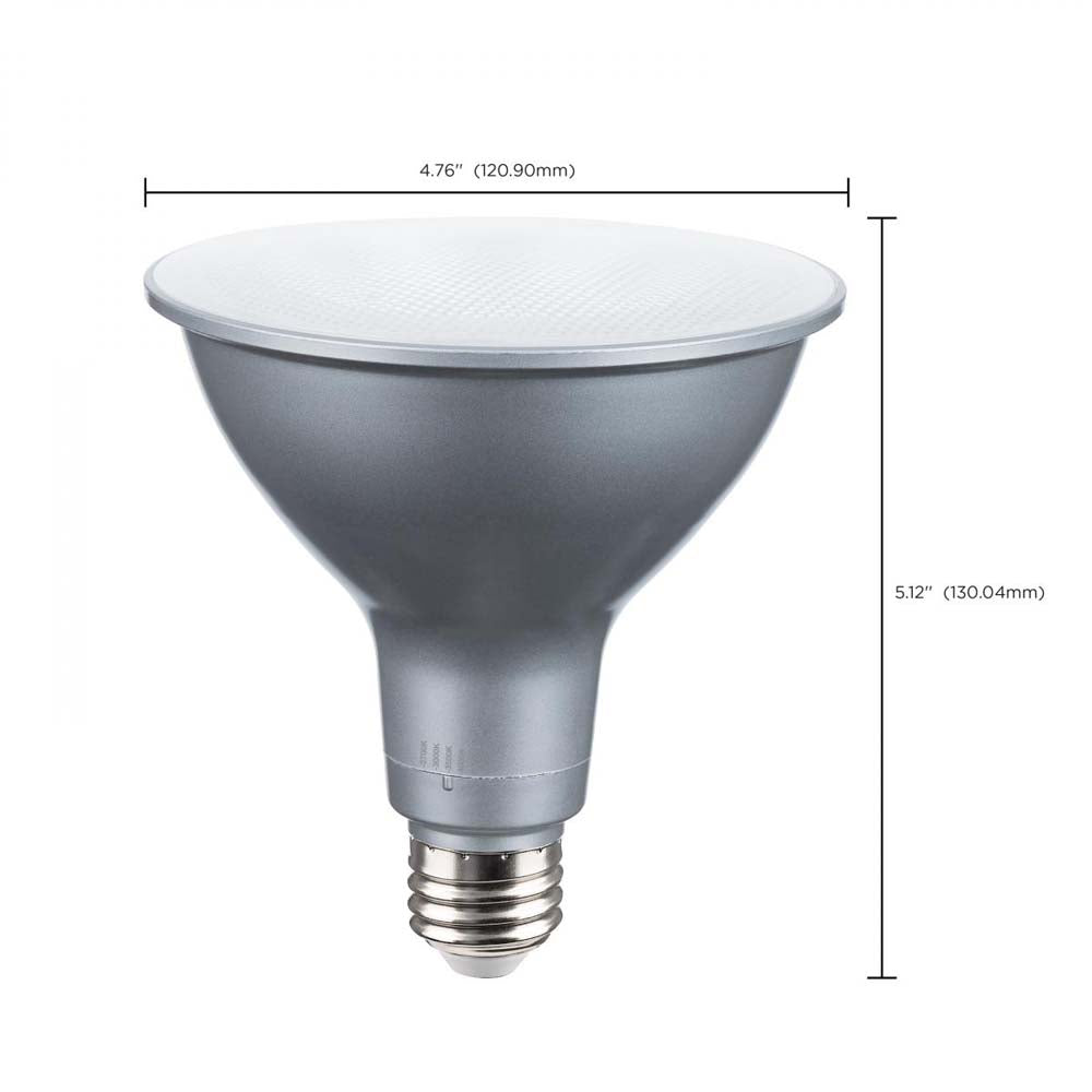 21w PAR38 High Lumen LED Long Neck CCT Selectable E26 Base 120v - 250w equiv