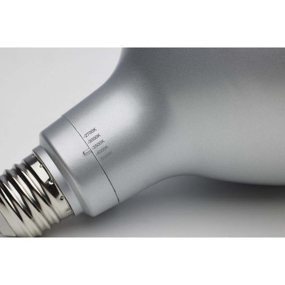19w PAR38 High Lumen LED Long Neck CCT Selectable E26 Base 120-277v - 250w equiv