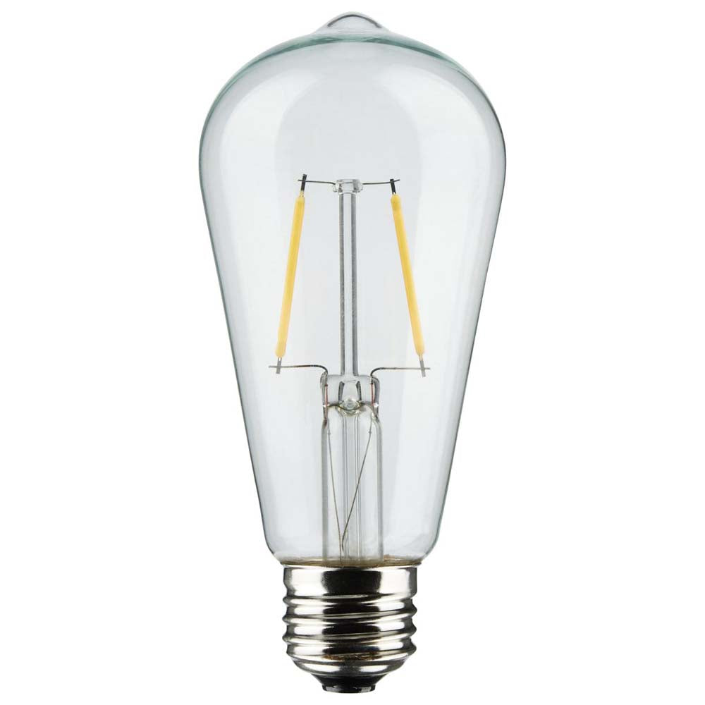 24-ft 24w 120v LED String Light -  Include 12 Vintage ST19 bulbs