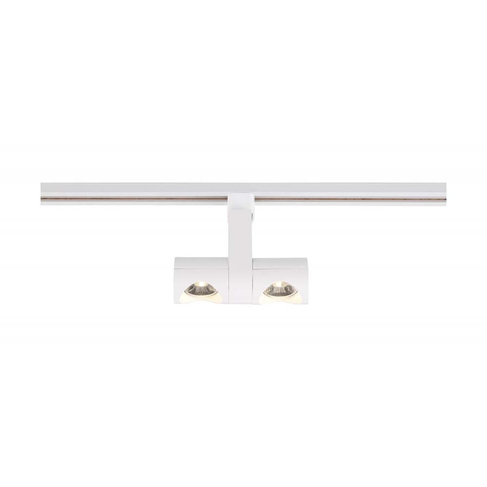 LED 24w Track Head Dual Pipe White 36 deg. Beam Angle 120v