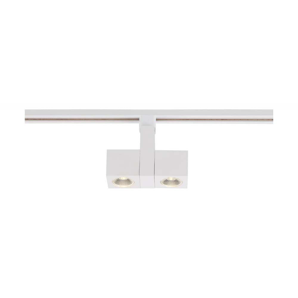 LED 24w Track Head Dual Square White 36 deg. Beam Angle 120v