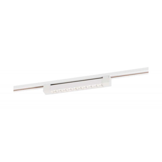 LED 1FT Track Light Bar White Finish 30 deg. Beam Angle 120v