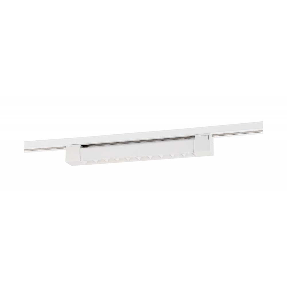 LED 1FT Track Light Bar White Finish 30 deg. Beam Angle 120v