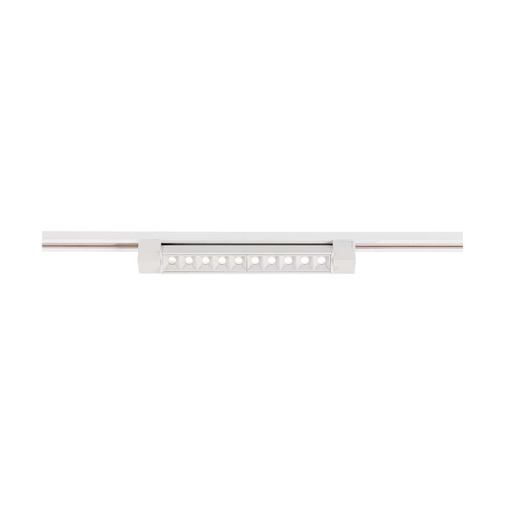 LED 1FT Track Light Bar White Finish 30 deg. Beam Angle 120v