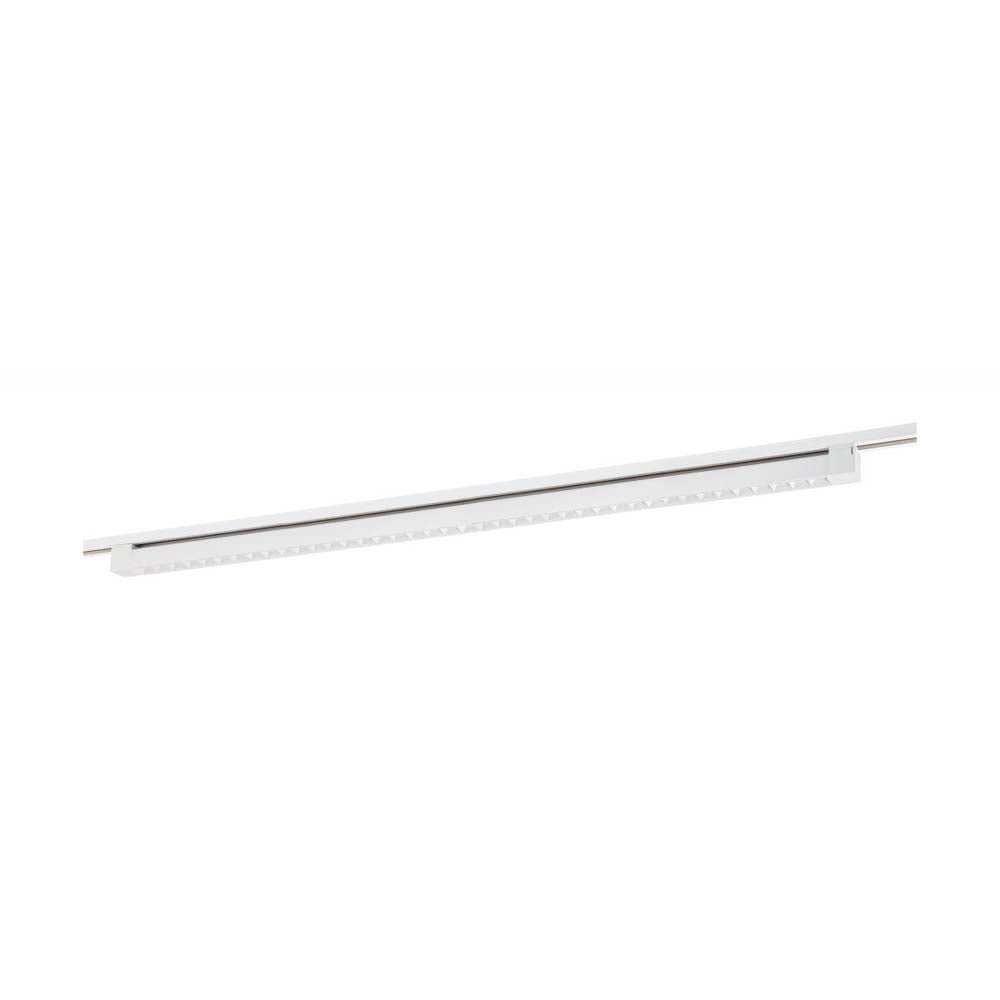 LED 4FT Track Light Bar White Finish 30 deg. Beam Angle 120v