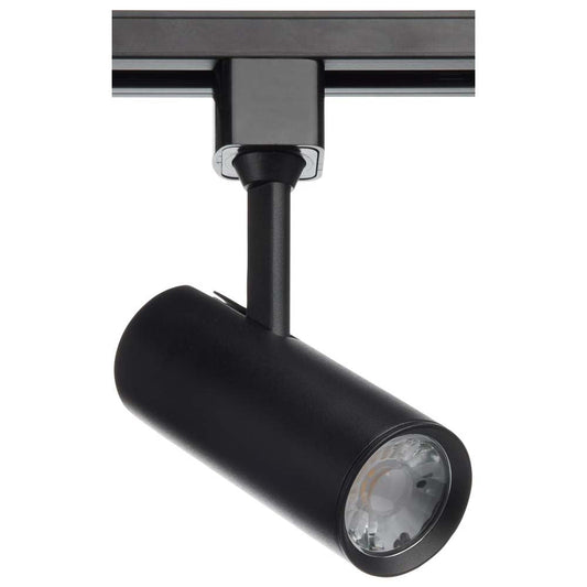 Satco 10w LED Commercial Track Head Black Cylinder 36 Degree Beam Angle 120v
