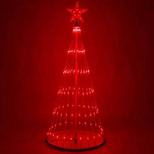 12-ft. Red LED Animated Outdoor Lightshow Christmas Tree